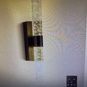 Gold Rechargeable Wireless Wall Sconce Battery Operated Wall Brass